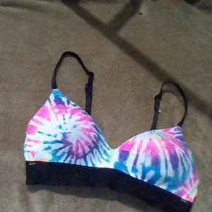 PINK tie-dye bra 34B